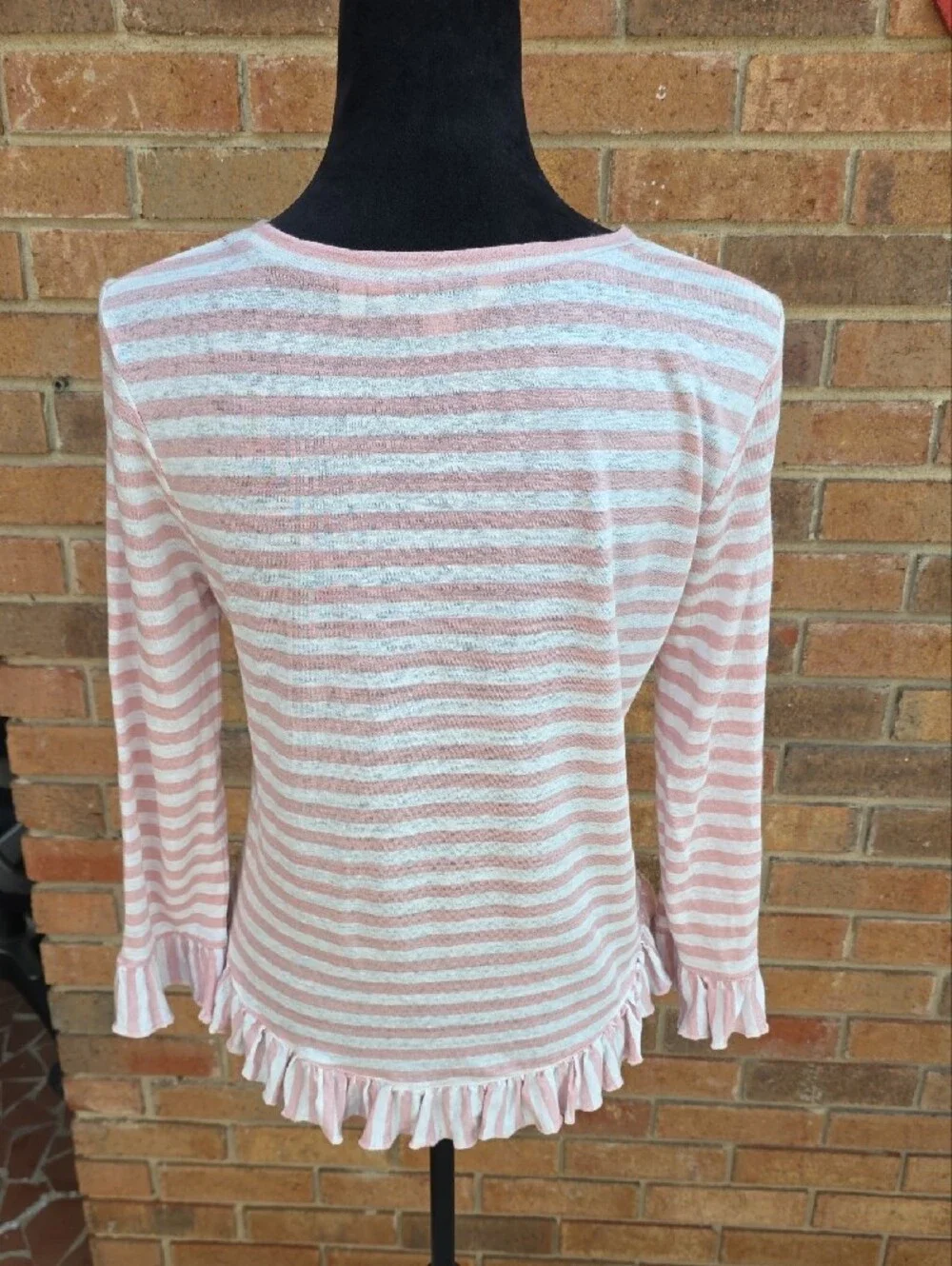 NWOT Boden Dorothy Linen Jersey Top Size 2